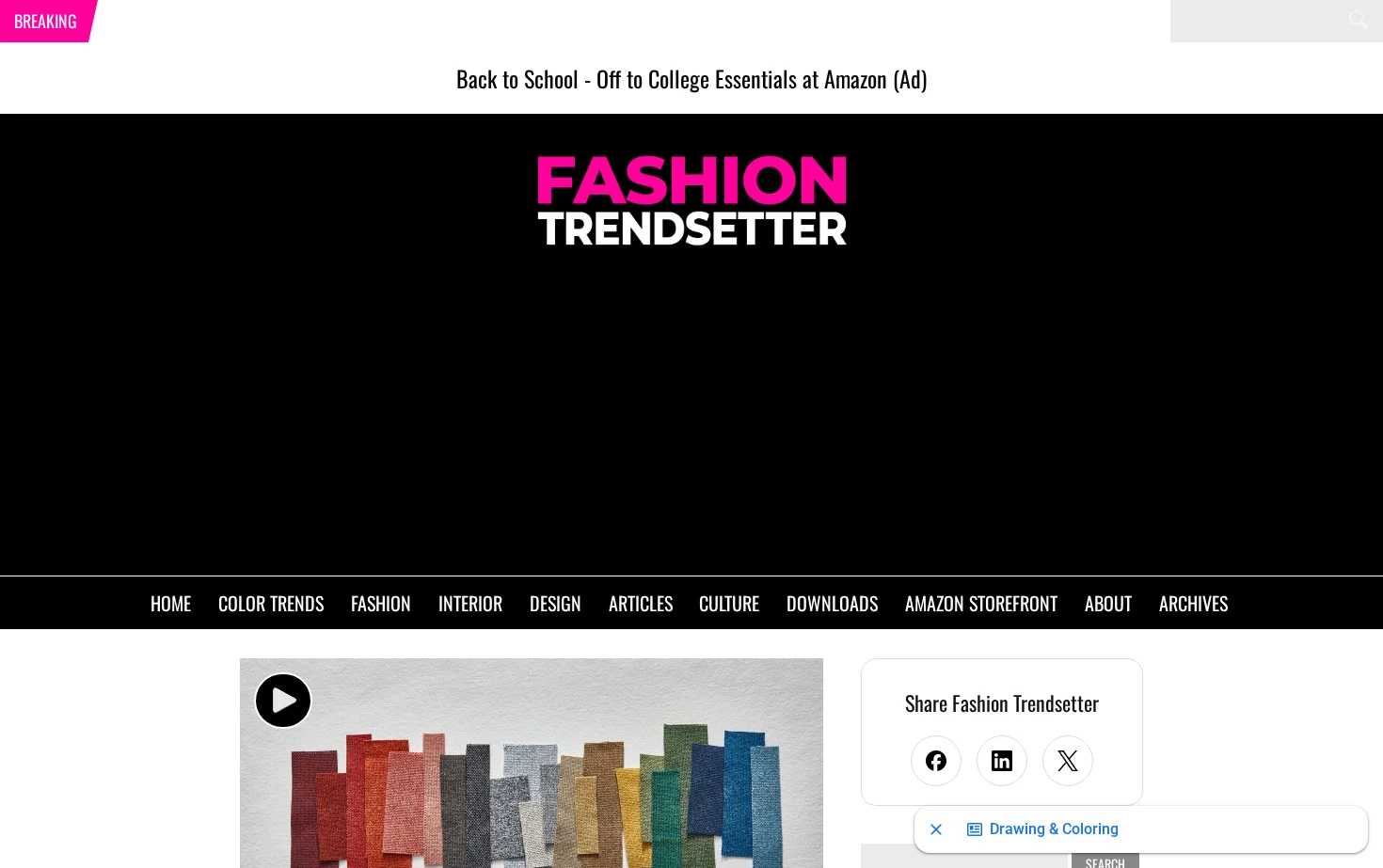 Fashion Trendsetter 页面快照